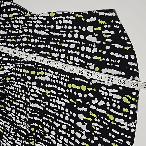 Women's Petite Large Pull Over Mid Sleeves Stretch Black, Gray, Green Top #W-550 - Picture 12 of 12